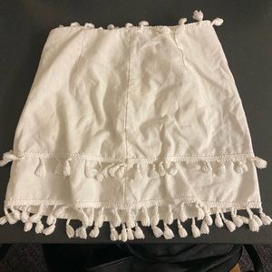 Fun frilly fitted skirt